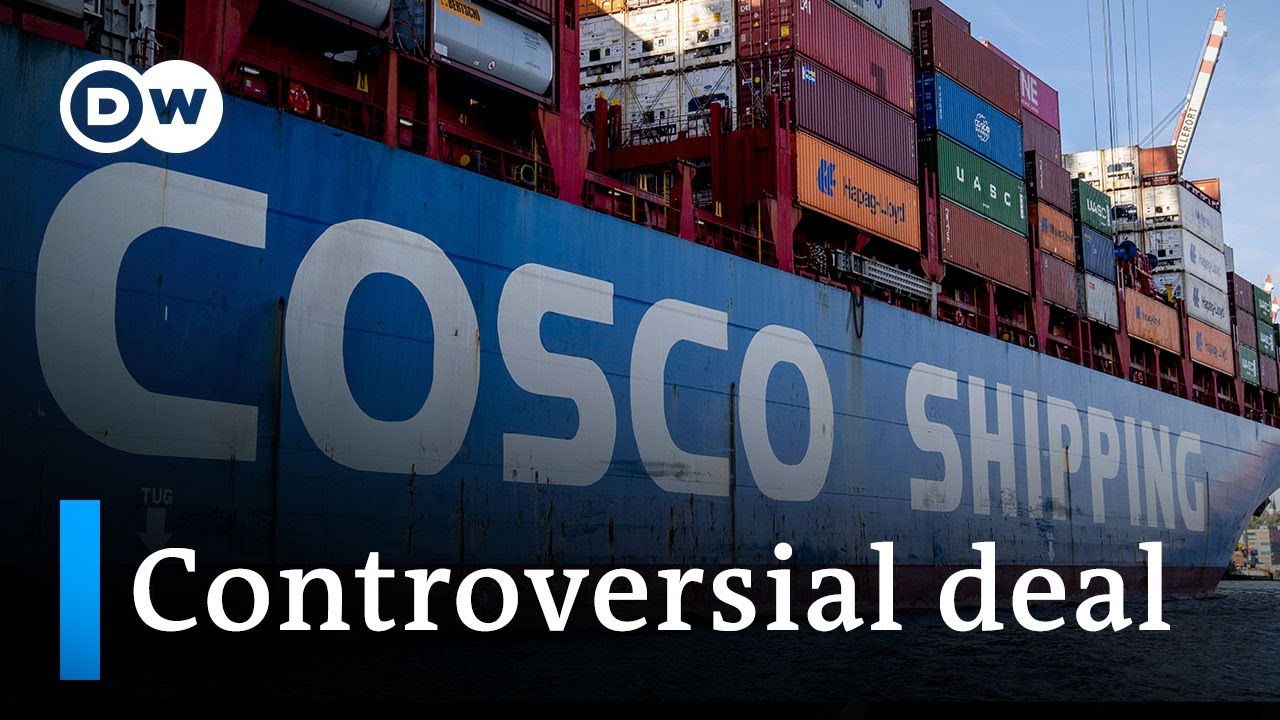 Chinese company Cosco acquires stake in Hamburg port terminal | DW Business