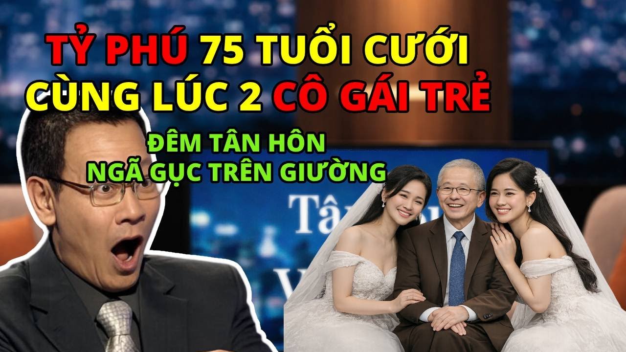 Tâm Sự Cùng Văn Sâm: Tỷ Phú 75 Tuổi Cưới Cùng Lúc 2 Cô Gái Trẻ - Đêm Tân Hôn Ngã Gục Trên Giường