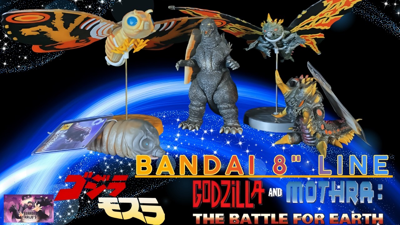 Серия 8-дюймовых фигурок Bandai | Годзилла против Мотры 1992: Битва за Землю