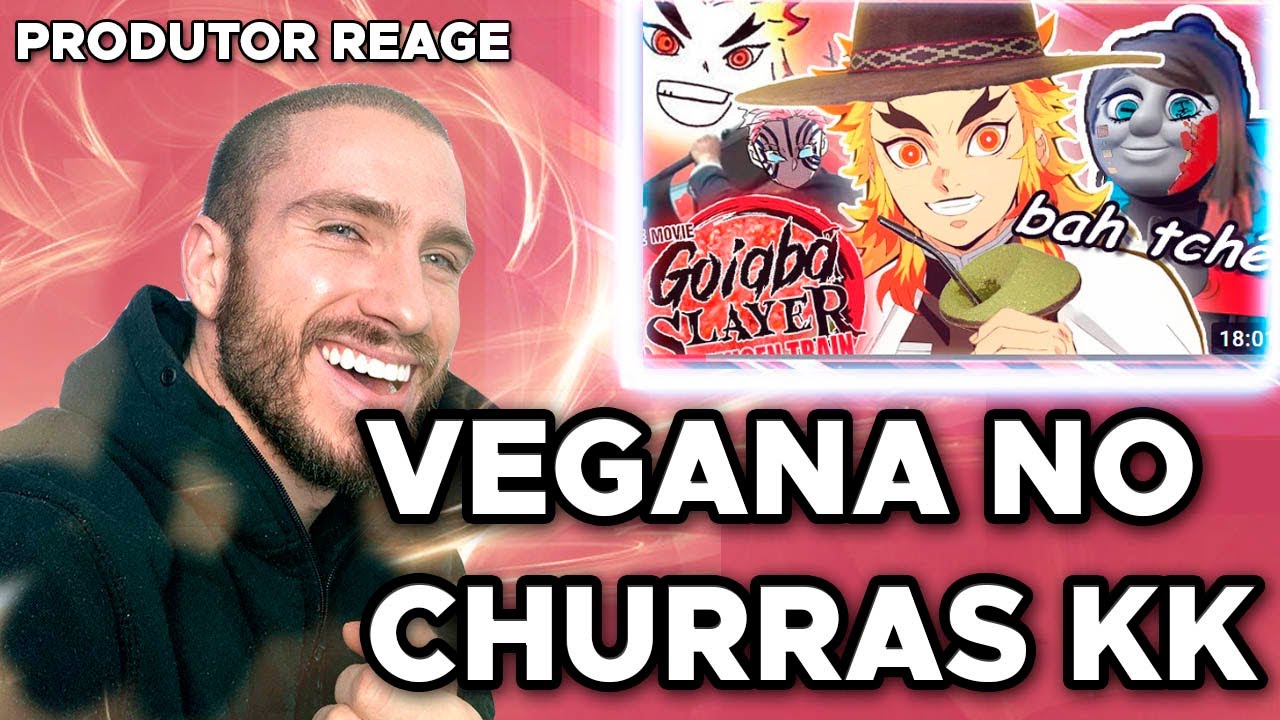 (VEGANA NO CHURRAS NÃO KKK) KIMETSU NO YAIBA E O CHURRAS NO TRÊM (REACT)