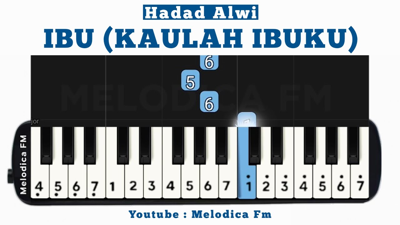 Ibu (Kaulah Ibuku) - Hadad Alwi | Easy Pianika Tutorial