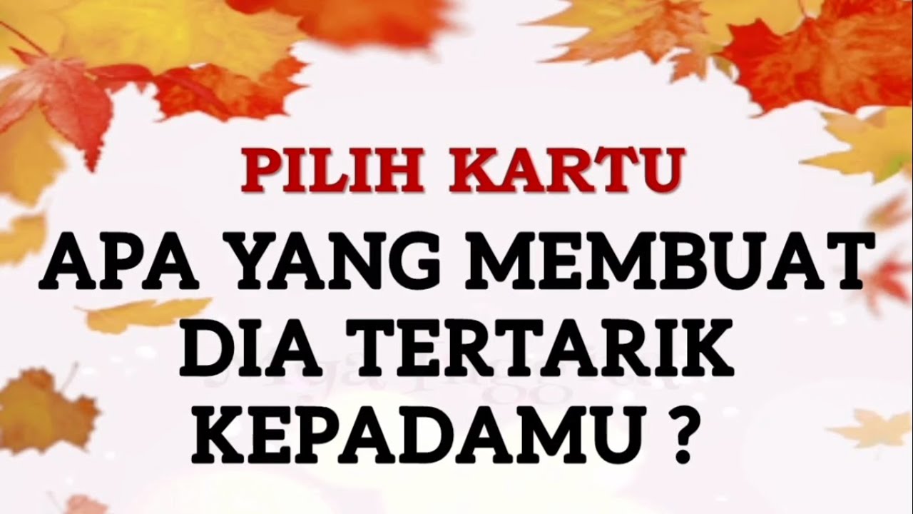 PILIH KARTU: YG MEMBUAT DIA TERTARIK KEPADAMU ?