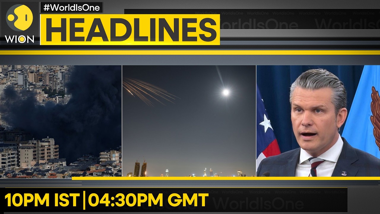 Iran Strikes Israel, US Targets | Larijani Hits Back at Trump Threat | WION HEADLINES