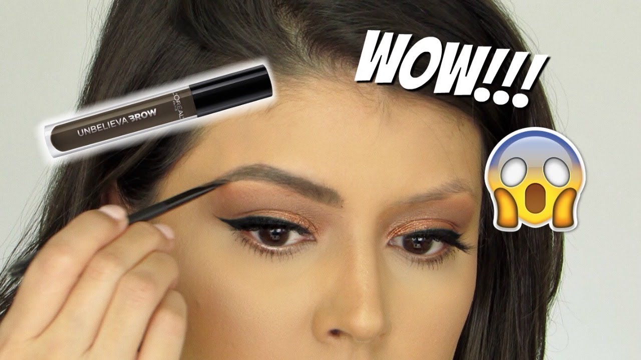 WOW!!! NEW L'ORÉAL UNBELIEVABROW LONGWEAR WATERPROOF BROW GEL | REVIEW