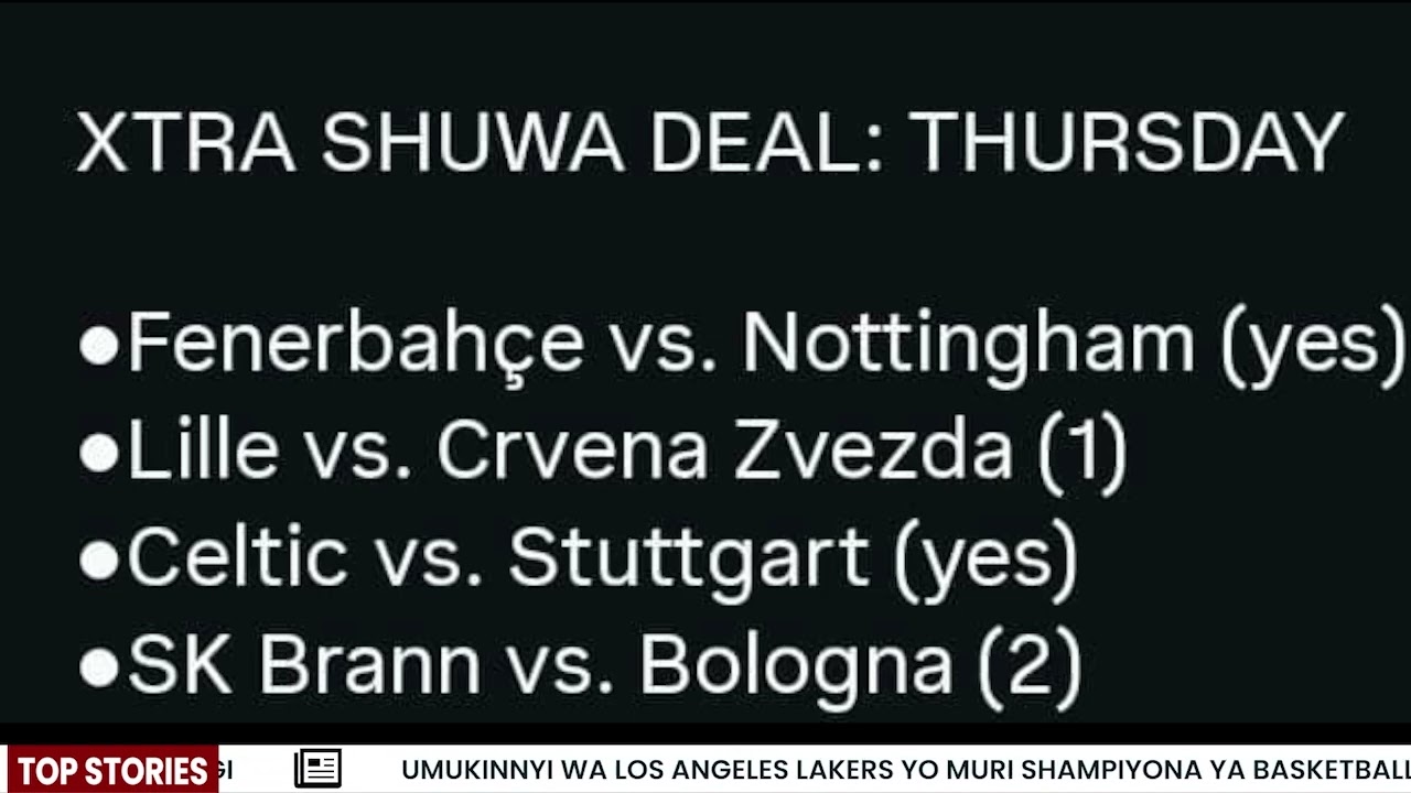 SHUWA DEAL: UYU MUNSI WARYA AGATUBUTSE! SURE DEAL YIZEWE KANDI IFITE ODD NZIZA | 19.02.2025