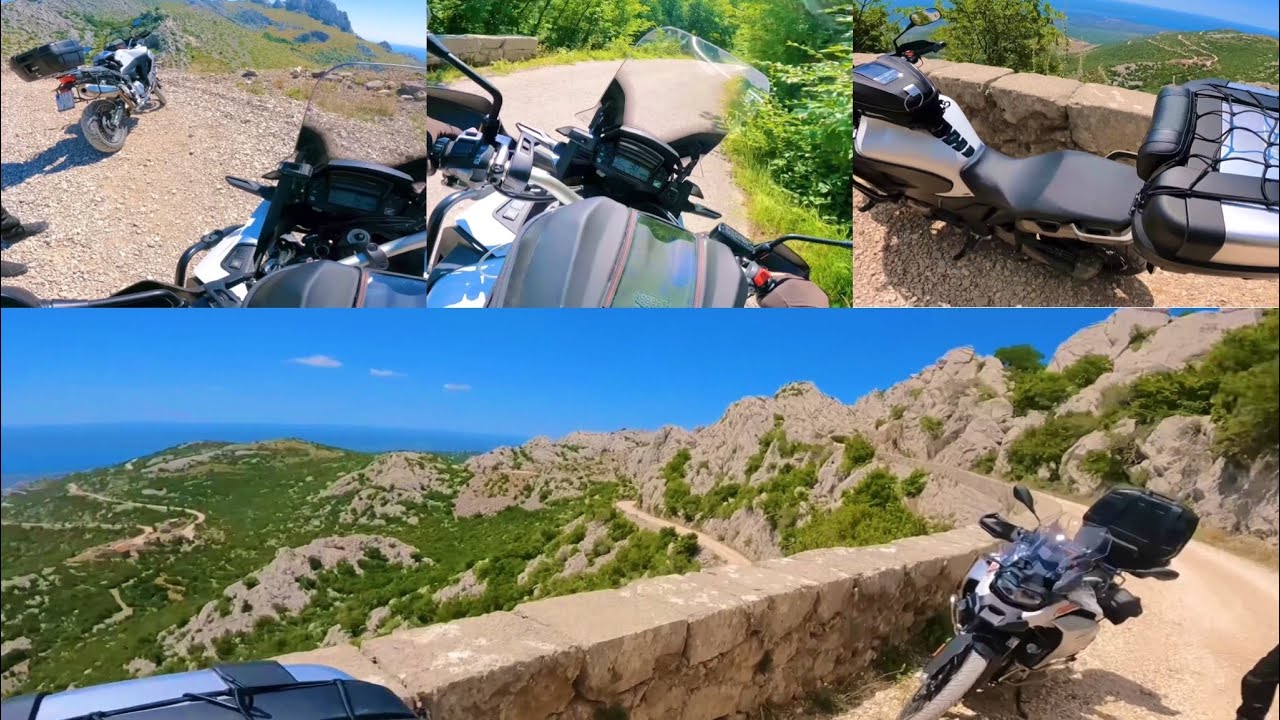 Moto Croatia / Velebit mountain - Honda VFR 1200X DCT POV ride / 4K Go Pro