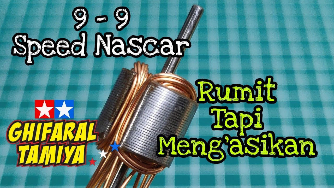 melilit ngilik 9-9 nascar speed tamiya mini4wd,, how rewind motor tamiya mini4wd dc high speed