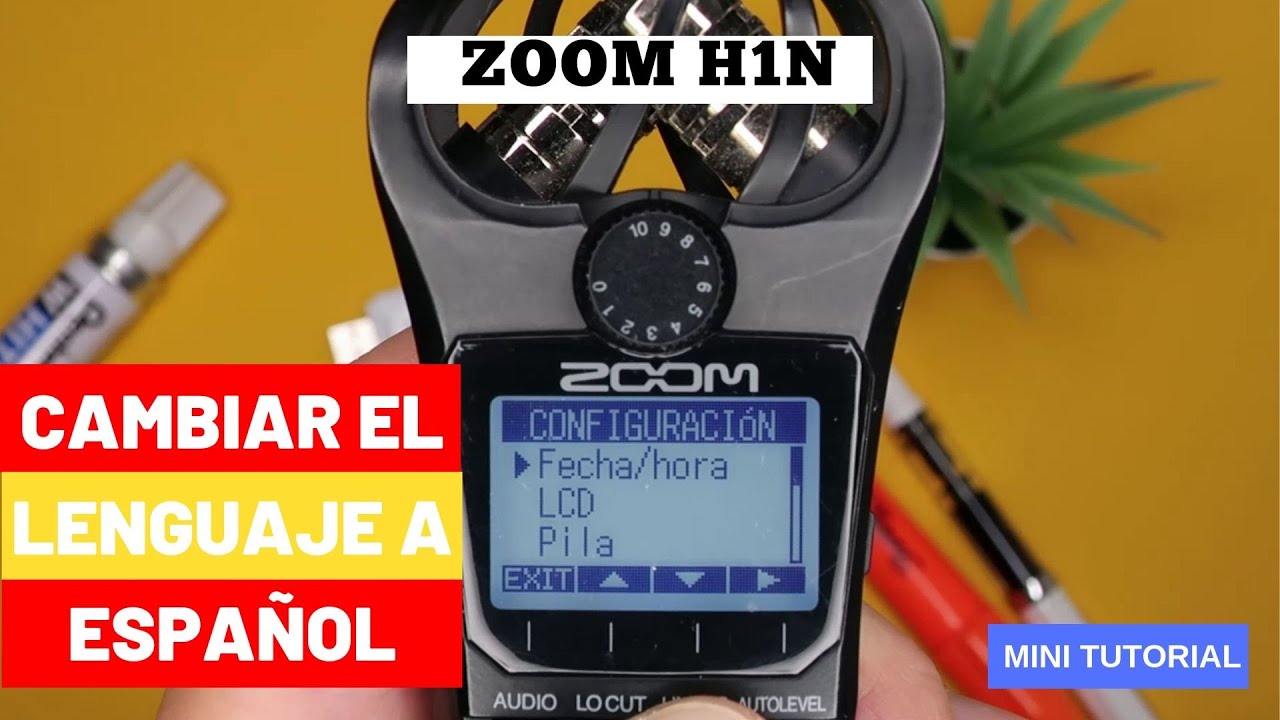 Zoom h1n: Haz que hable Español