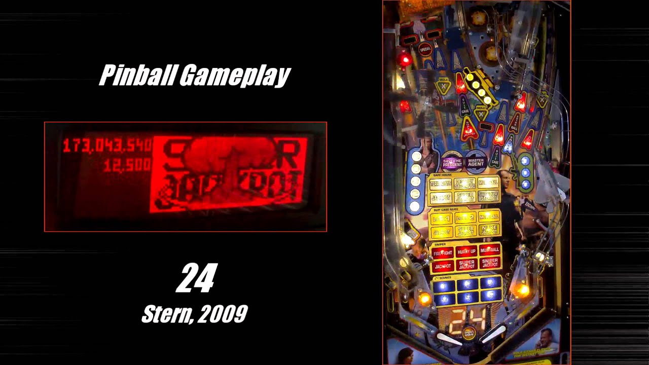 Stern 24 Pinball Gameplay - Master Agent
