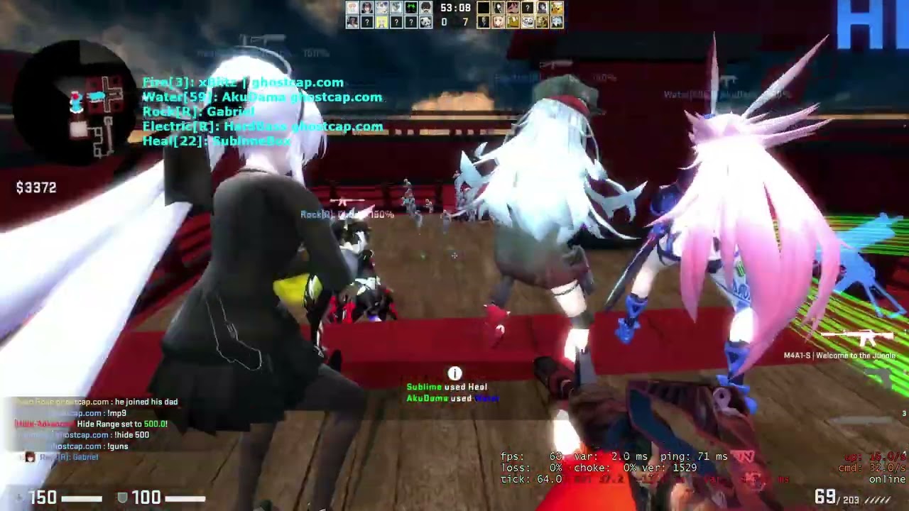 CS:GO Zombie Escape - ze_contradiction_spiral_a2_2 (Stage 1-2) on Ghostcap