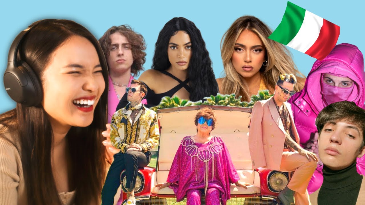 First time listening to ITALIAN POP (Sangiovanni, Elodie, Rhove, Fedez, Tananai, etc.) | Reaction