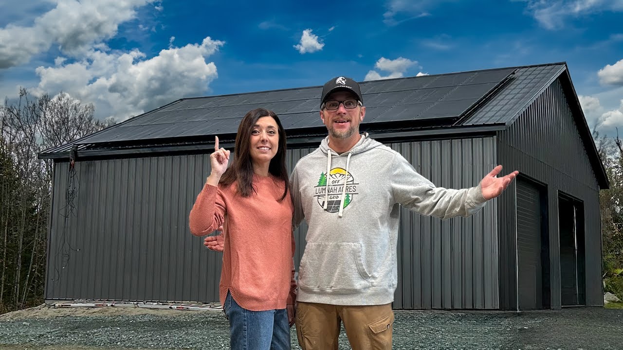 Building a MASSIVE (15Kw) Solar SYSTEM to POWER our OFF GRID WorkShop in the WOODS