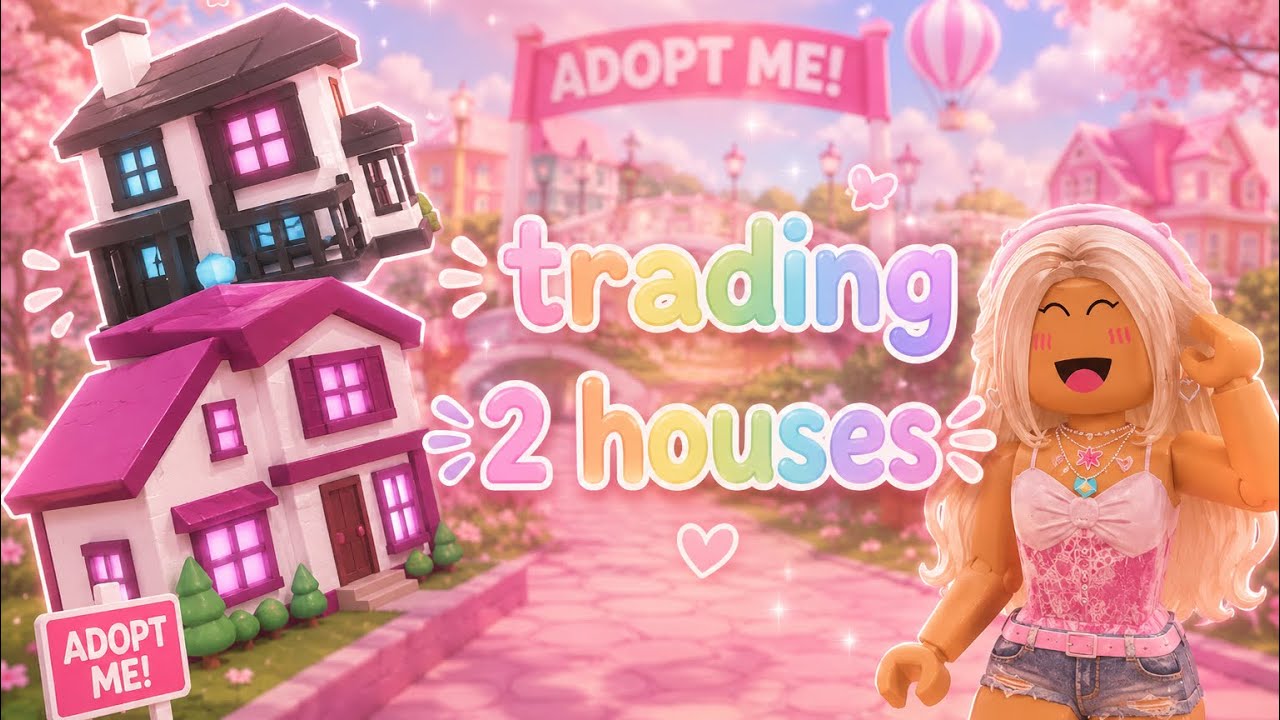 TRADING AWAY 2 HOUSESS… FOORRRR?🤩 STAYY TUNED AND WATCH TILL THE END!!!😱😱 #viral #adoptme #roblox 