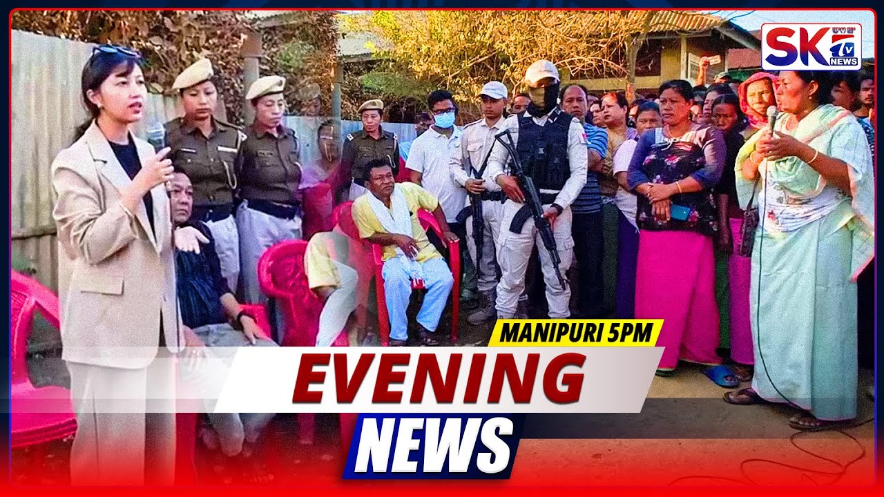 SKTV'S EVENING MANIPURI NEWS [09/11/25 - 05:00 PM] [LIVE]