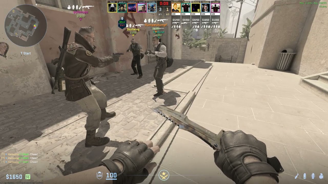 CS2 | Faceit | Mirage - Elo 1256
