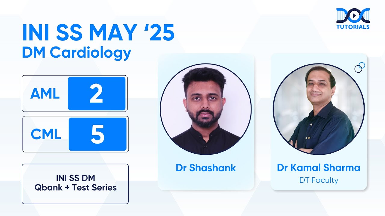 INI SS May 2025 Topper | AML 2 & CML 5 in DM Cardiology | Dr.Shashank's Journey with Dr.Kamal Sharma