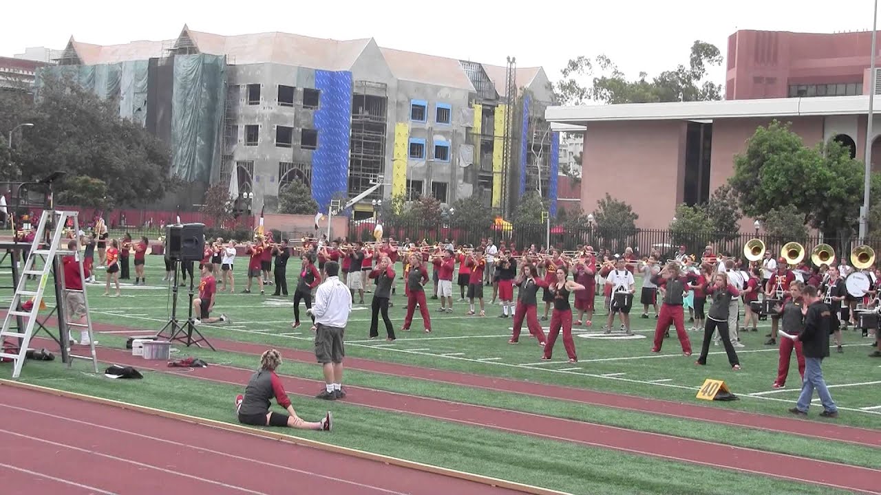 USC Trojan Marching Band 2013 smash and grab 9-21-13