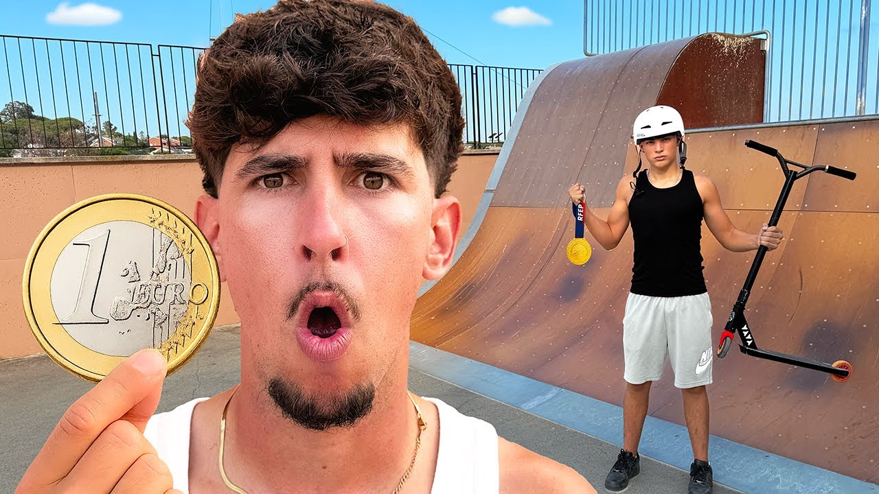 Campeón de España VS Scooter de 1€ 