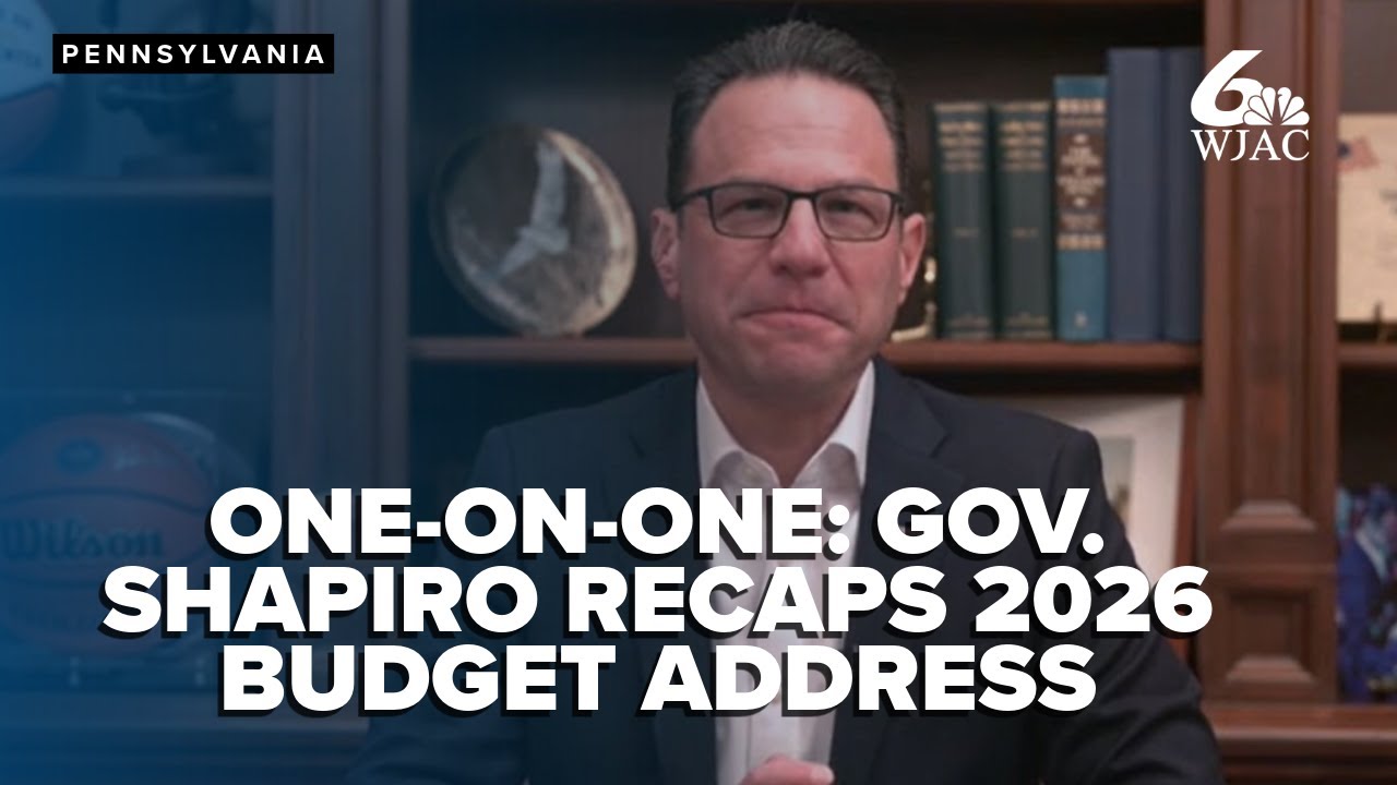 FULL INTERVIEW | PA Gov. Josh Shapiro talks 2026 budget; touts 'critical' state investments