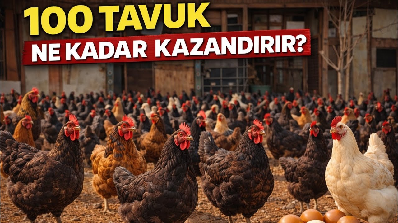 100 TAVUK AYDA KAÇ PARA KAZANDIRIR? Kendi İşinin Patronu Ol