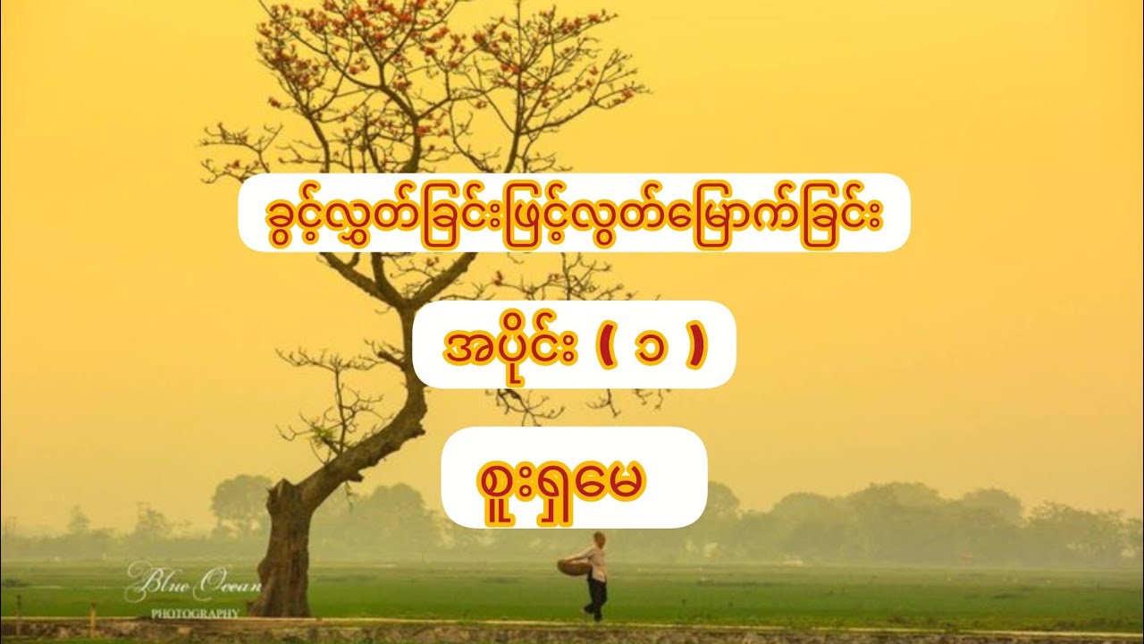 ခွင့်လွှတ်ခြင်းဖြင့်လွတ်မြောက်ခြင်း အပိုင်း ( ၁ )