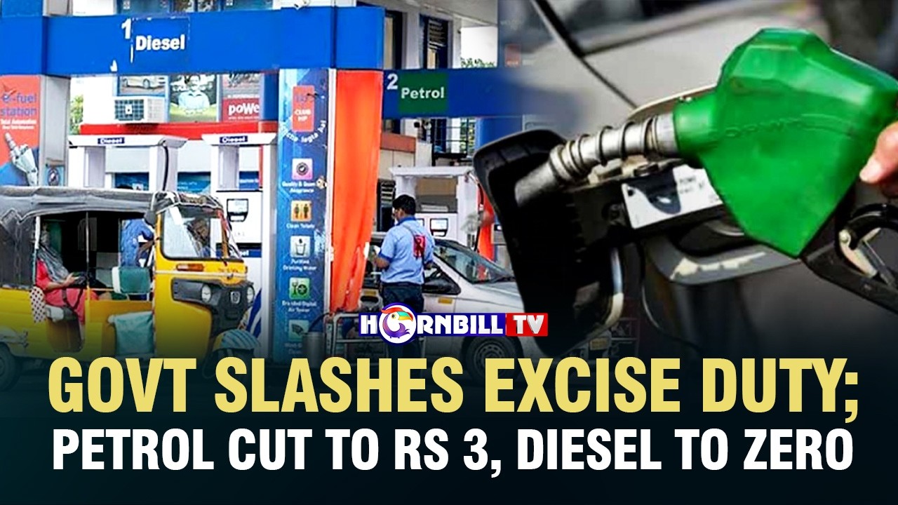 GOVT SLASHES EXCISE DUTY; PETROL CUT TO RS 3, DIESEL TO ZERO