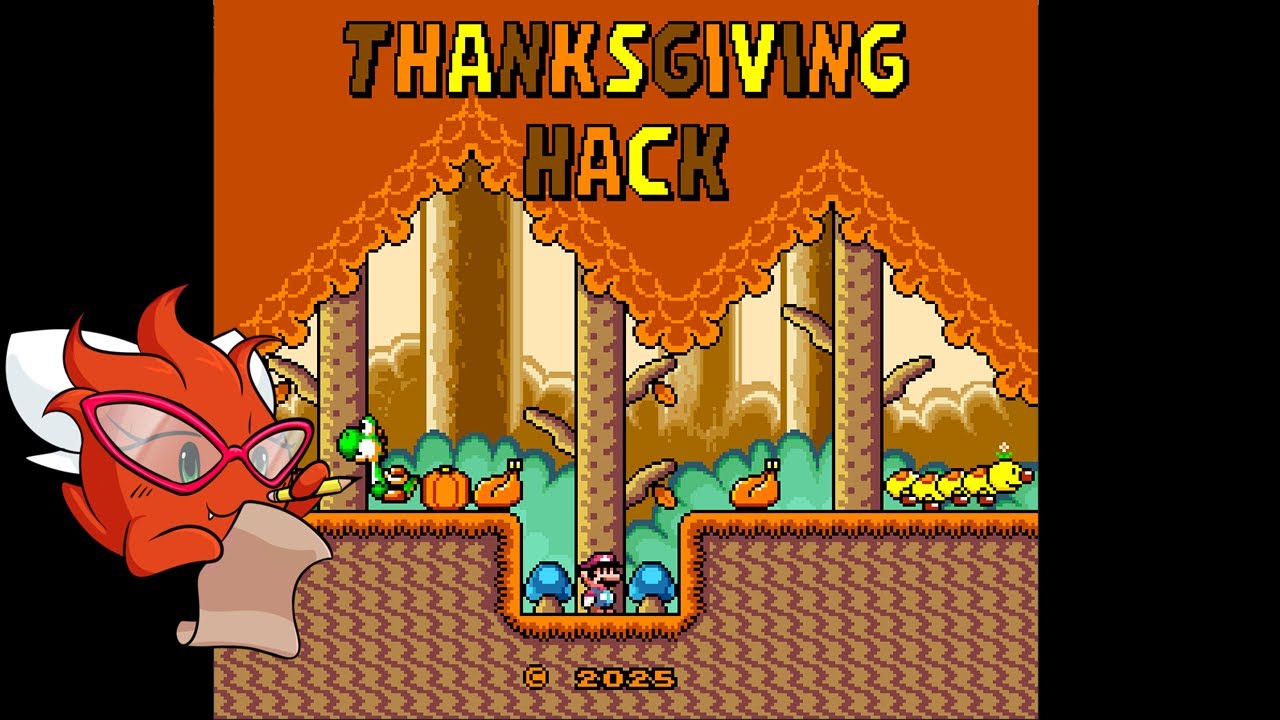 Thanksgiving Hack (SMW Hack) (Longplay)