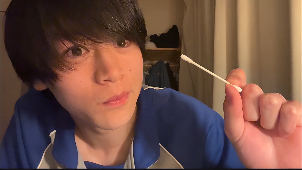 【ASMR】 大学生の耳かきロールプレイ　【初投稿】