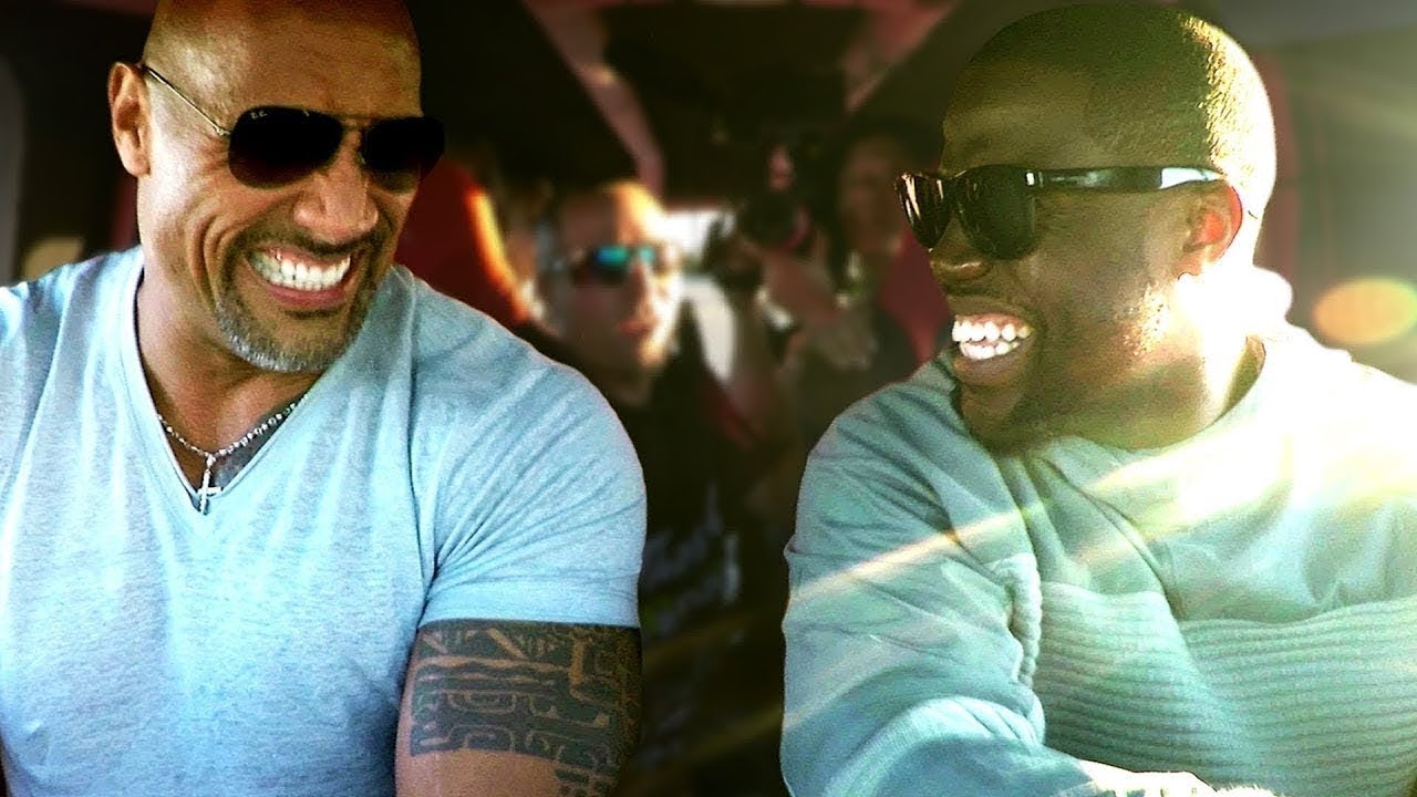 Kevin Hart and Dwayne Johnson Crush Things in a Monster Truck with an Omaze Winner // Omaze