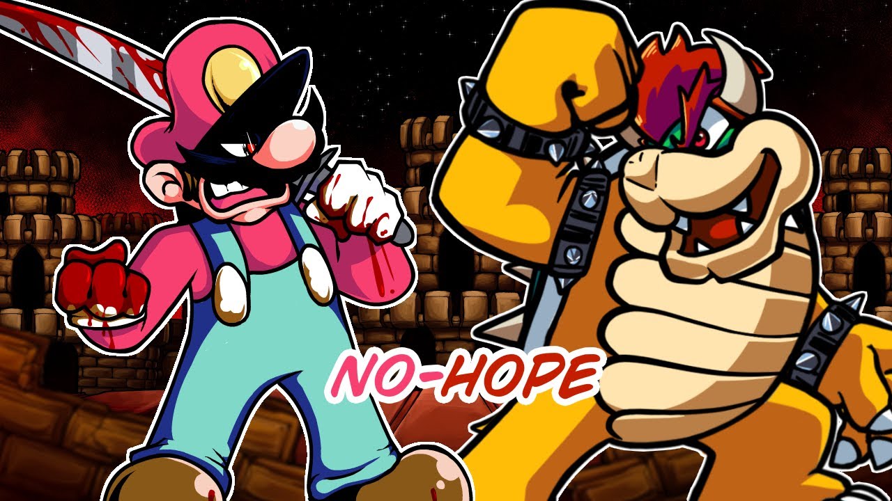 no-hope (Devil Mario Vs. bowser) _ Friday Night Funkin'