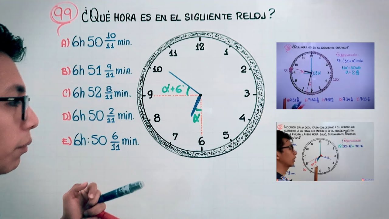 Cronometría | Razonamiento Matemático