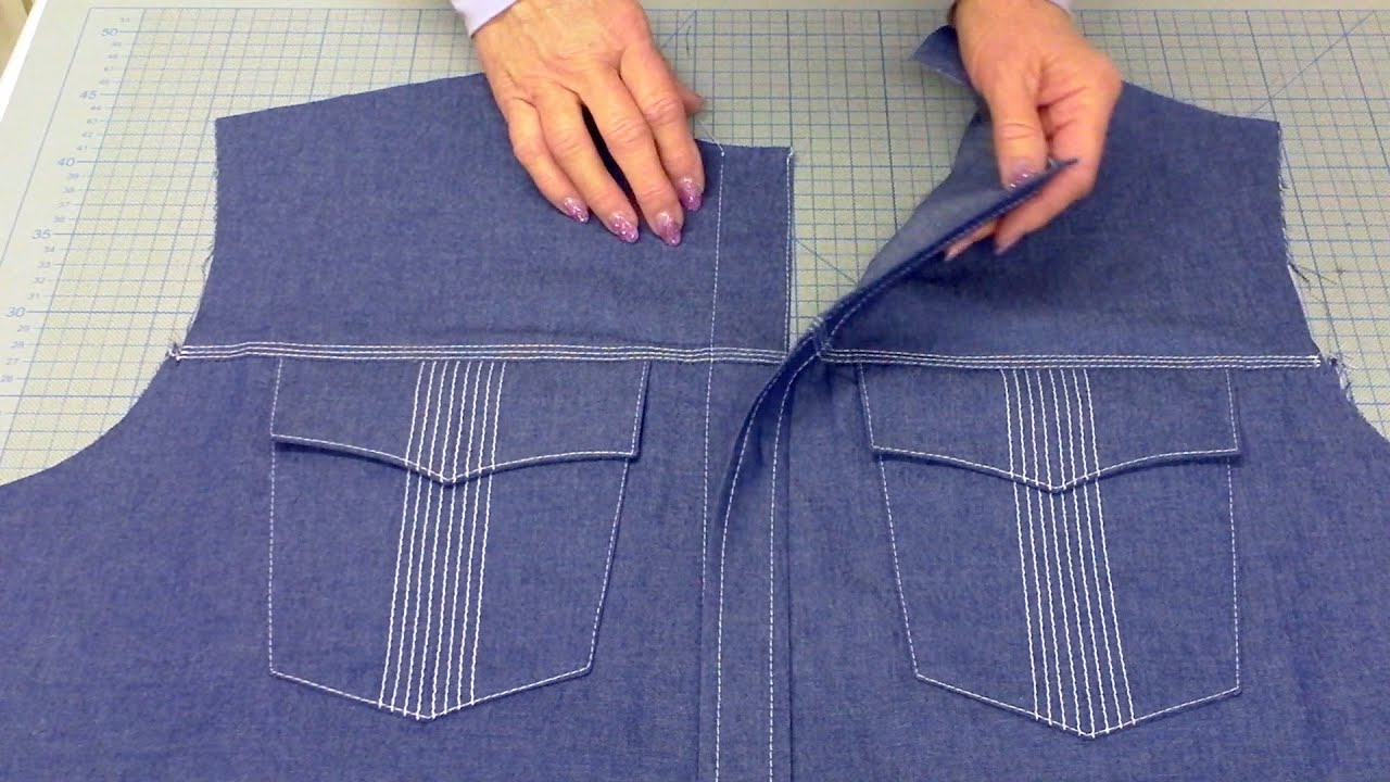 JEANS Knopflochblende Leiste zeichnen & nähen - Lilo Siegel