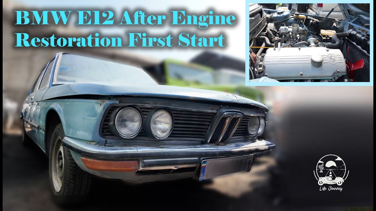 BMW E12 ROARS BACK TO LIFE After Engine Restoration! #automobile #carlover #bmw #e12 #restoration