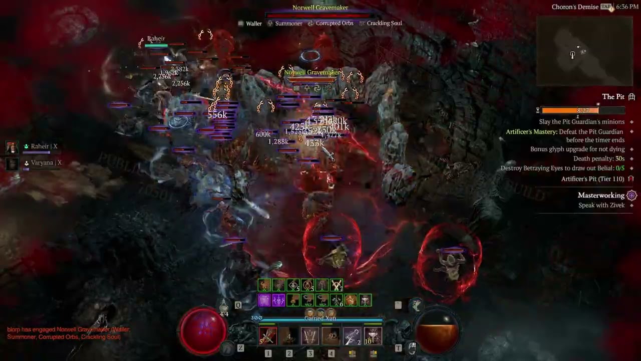 [D4 Season 12 PTR] Earthquake Barb (Walking Arsenal) - Pit Tier 110 