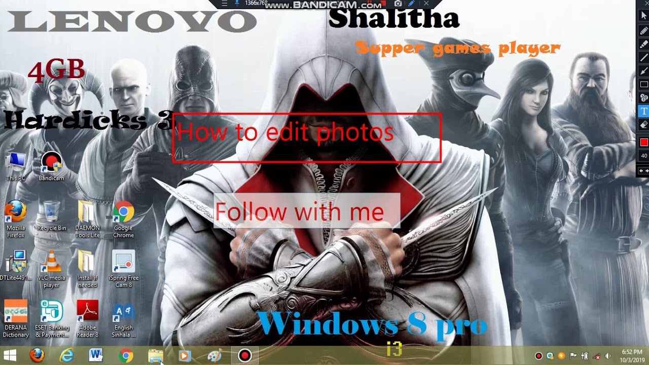 Hiw to edit photos