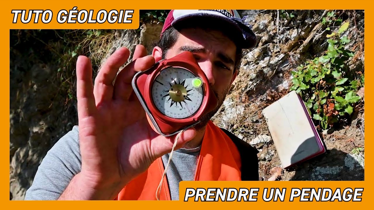 Mesure de direction et de pendage | Tuto géologie