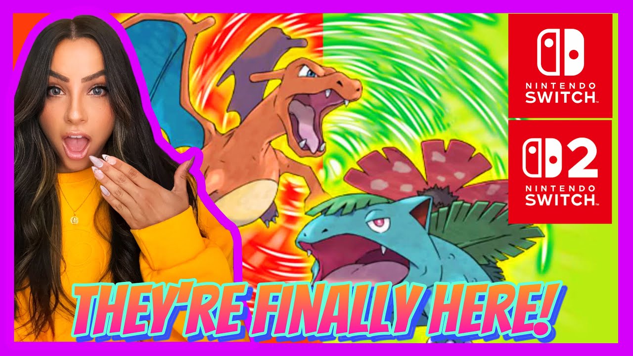 Pokemon FireRed And LeafGreen Are FINALLY Coming To Switch Consoles!