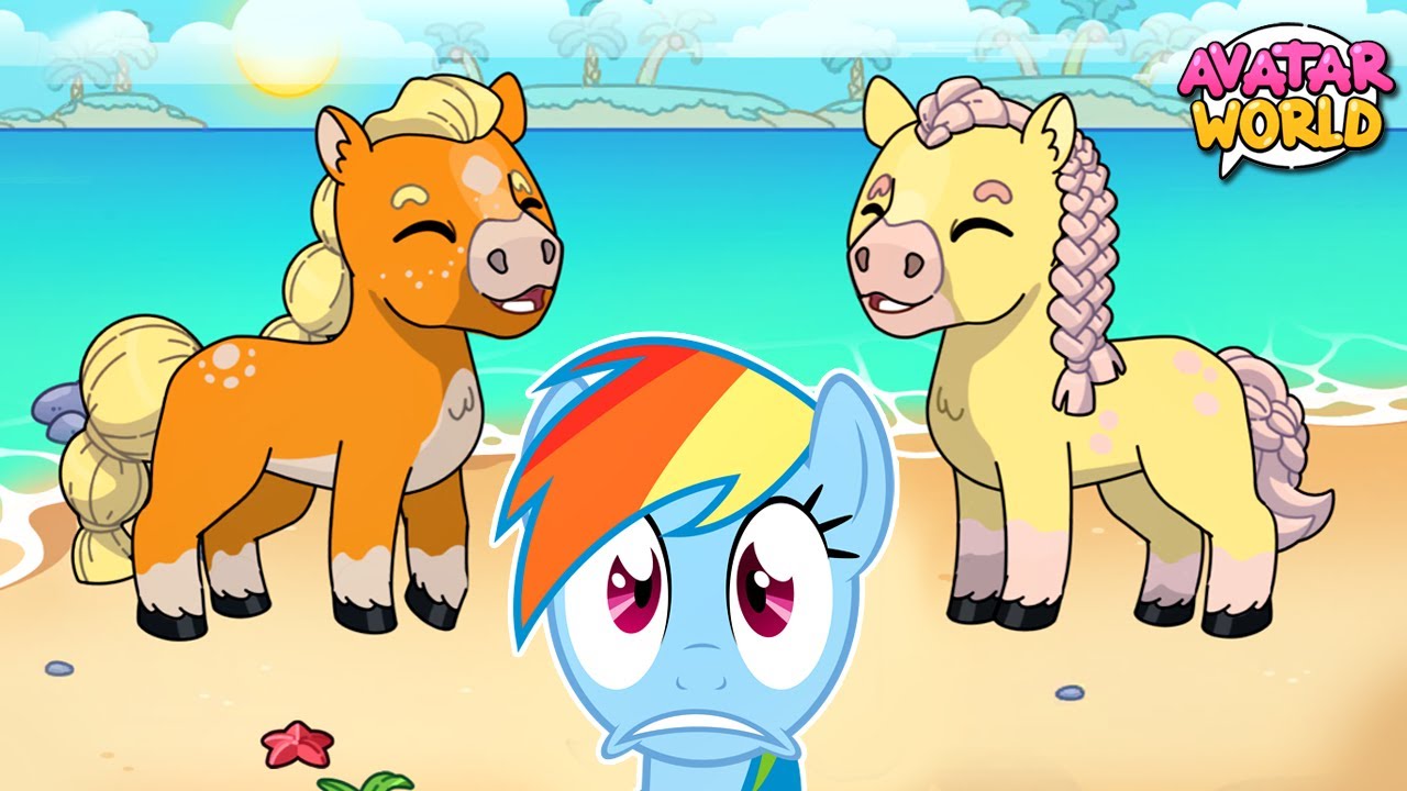 AS PÔNEIS NA PRAIA POR UM DIA (Avatar World) 