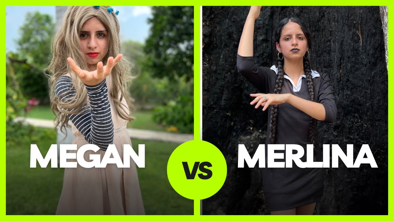 MEGAN SE CONVIERTE EN MERLINA 😱