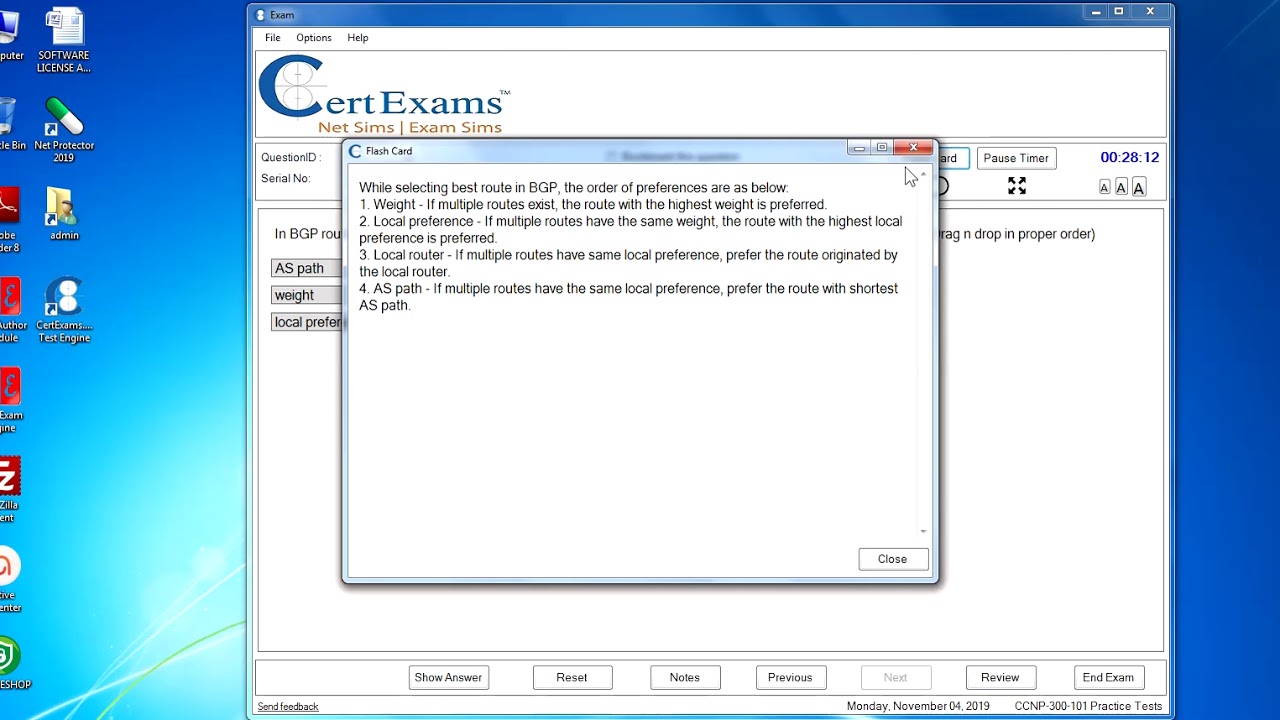 CertExams Cisco CCNP Route 300-101 Practice Questions