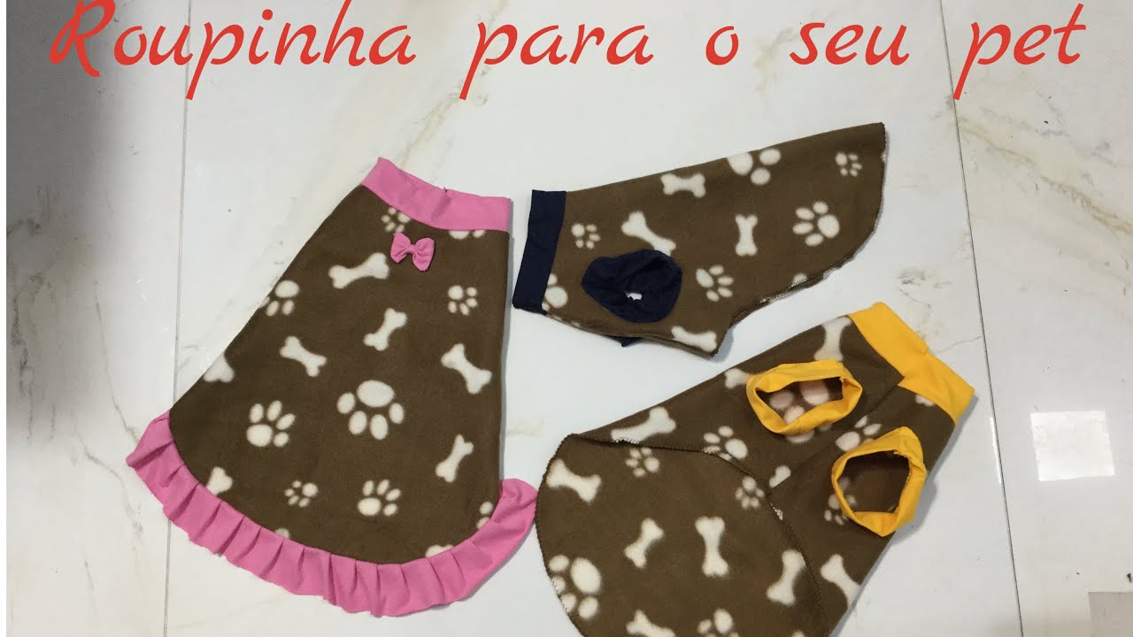 Como fazer roupinha de cachorro