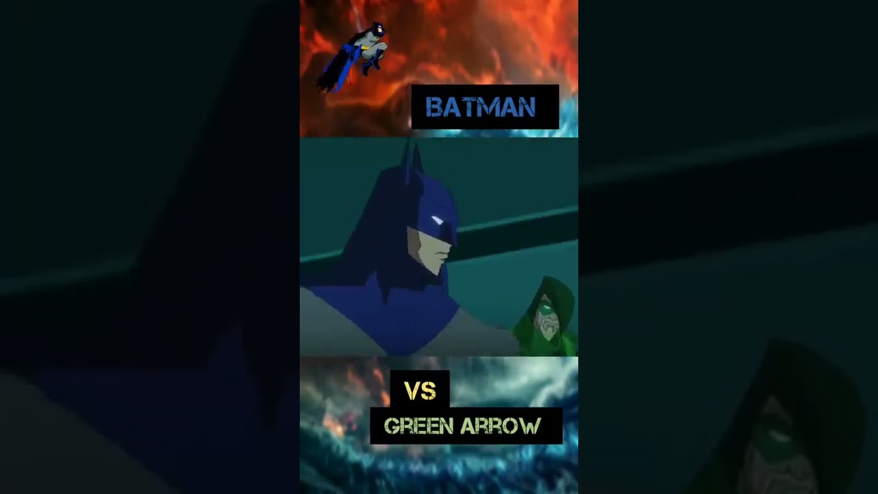 Batman vs green arrow 