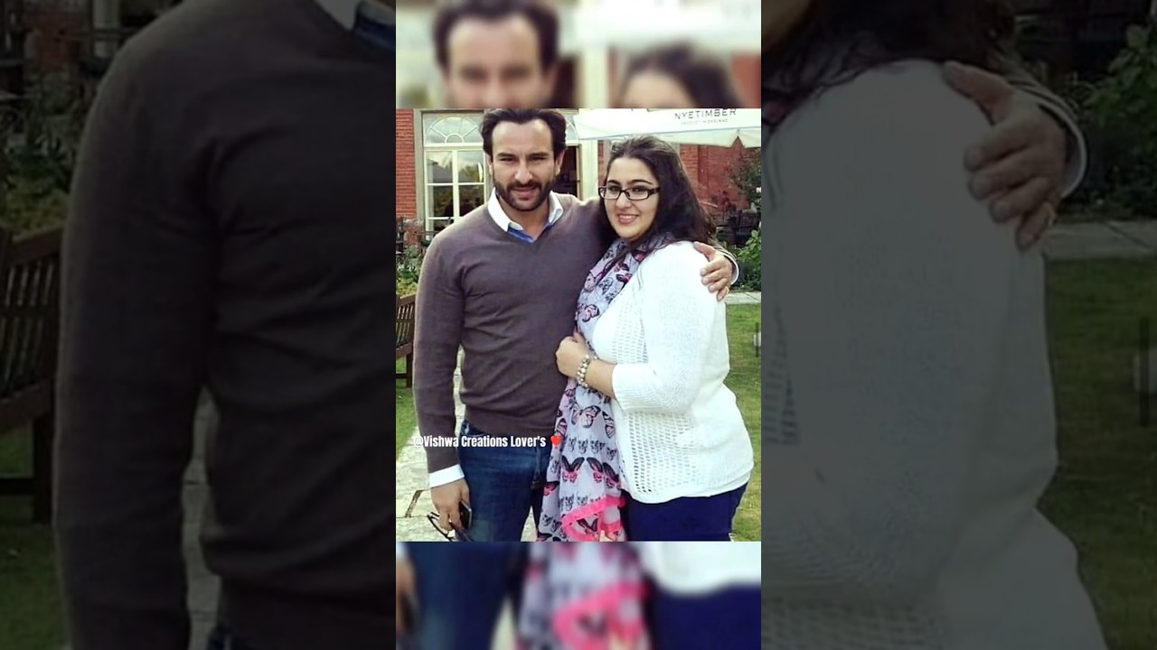 Sara Ali Khan Family 👪💓with bro.Ibrahim & parents Saif Ali & Amrita Singh 😍 #sara #family ✨Bollywood