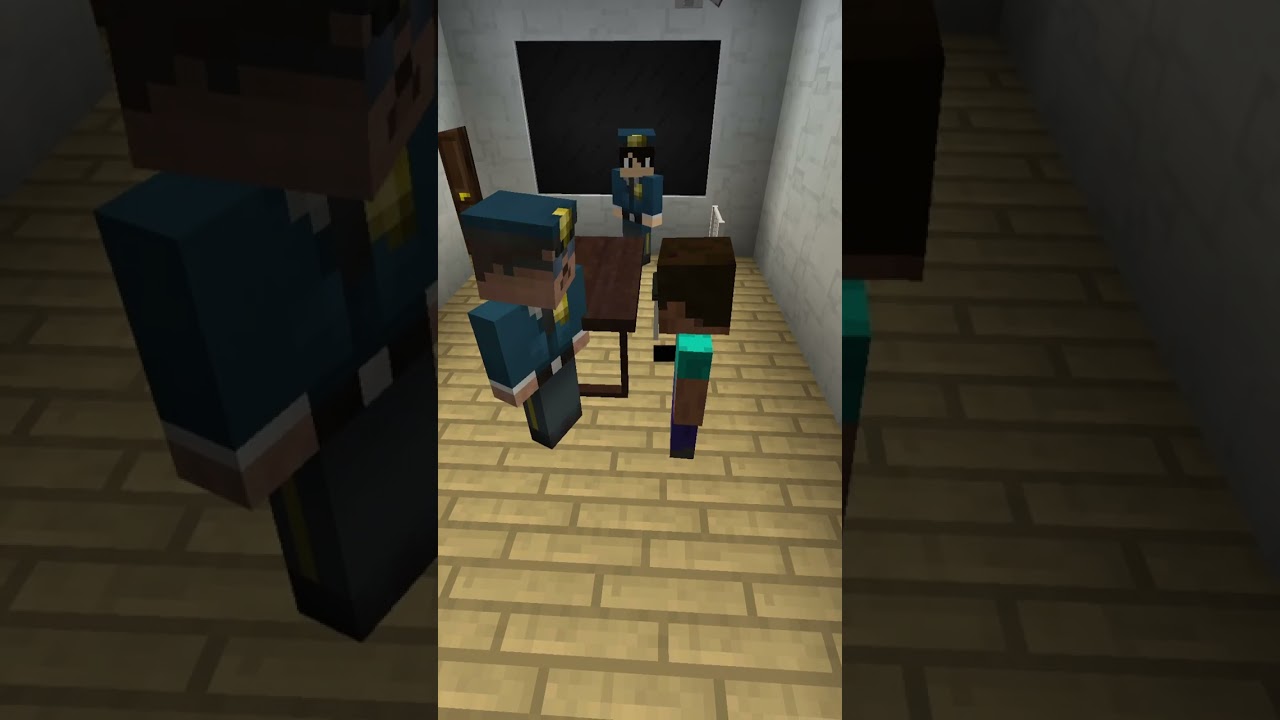 JUNGS vs MÄDCHEN - WENN MAN AUF DER POLIZEI STATION IST | MINECRAFT 