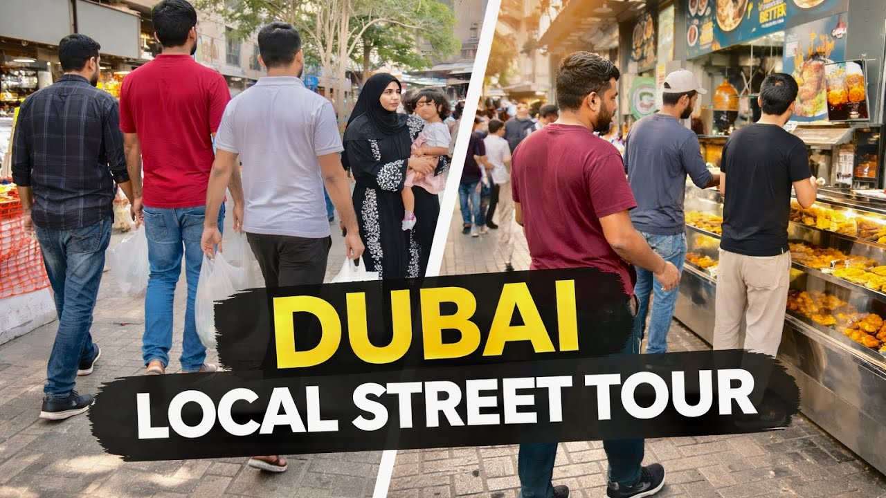 Dubai Local Street Walk 4K | Hidden Streets & Daily Life