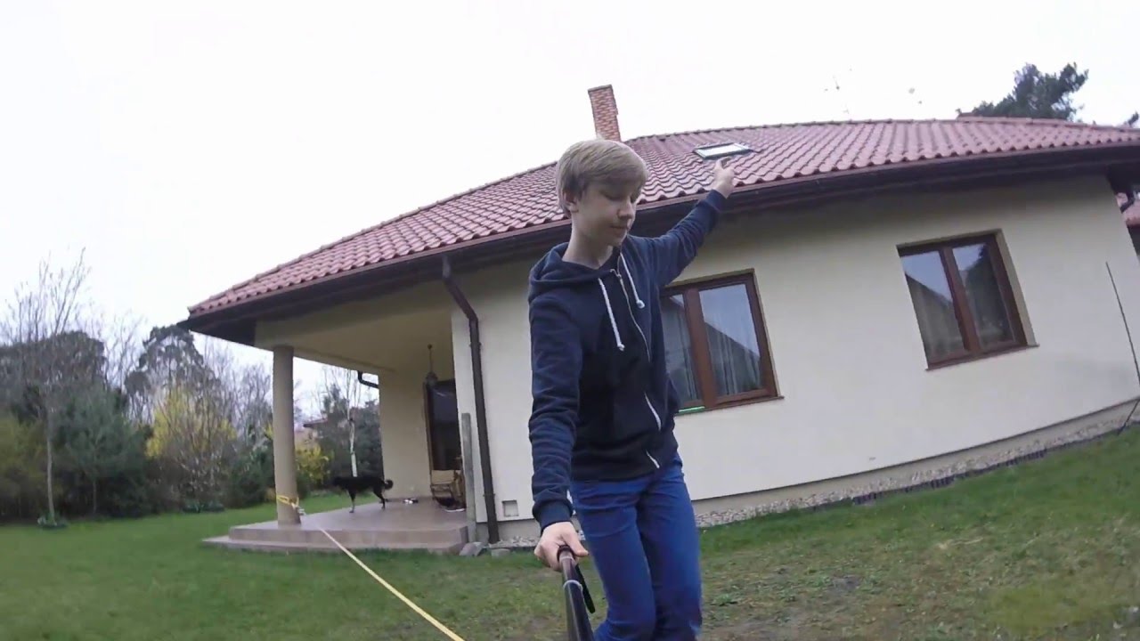 slackline czyli chodzenie po linie