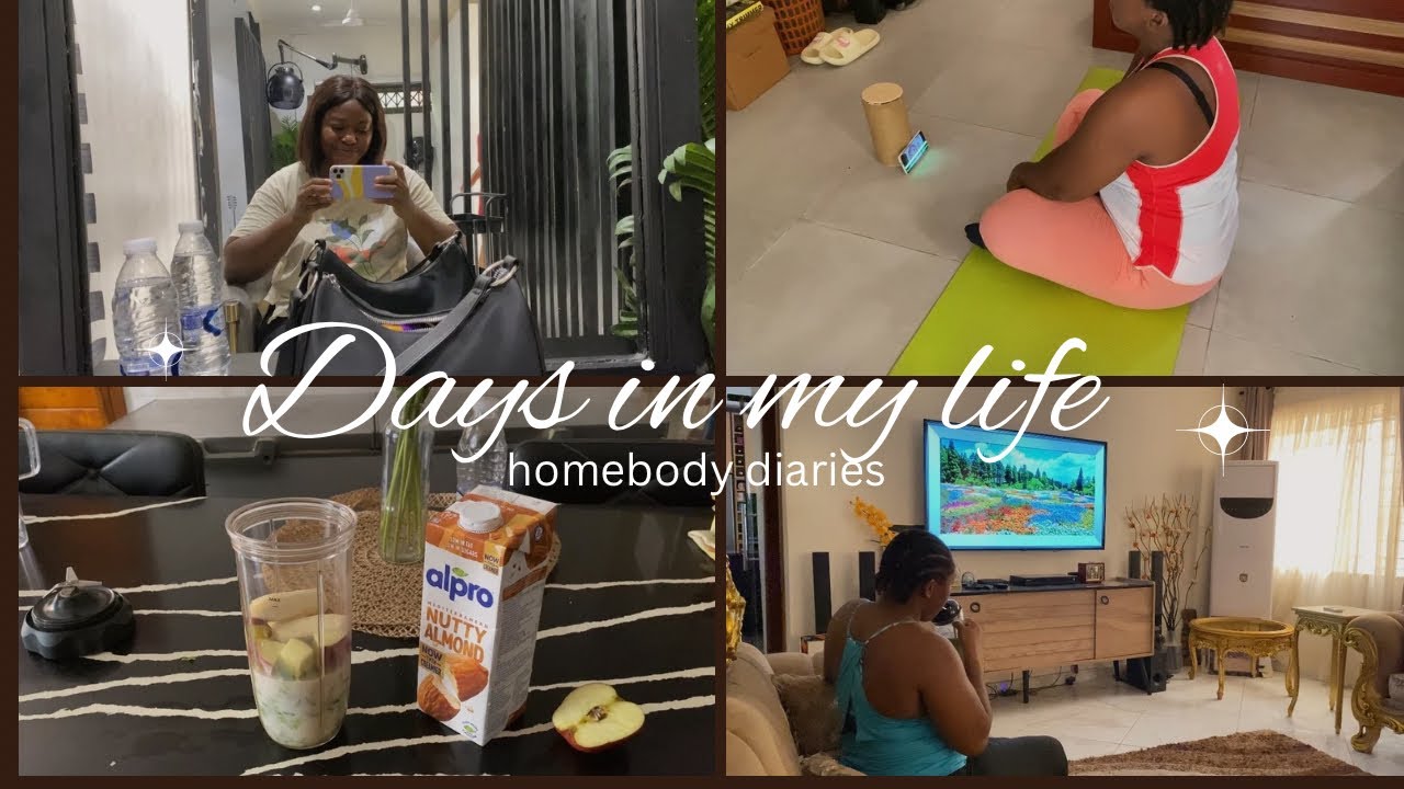 Uploaded: Living in Ghana 🇬🇭 | workout | salon visit | relaxing | productive days 
