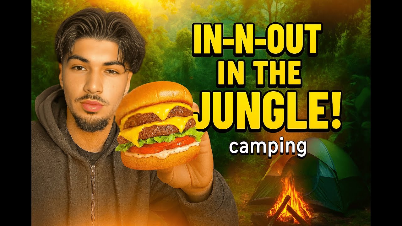 My First Time Camping & Making In-N-Out in the Jungle