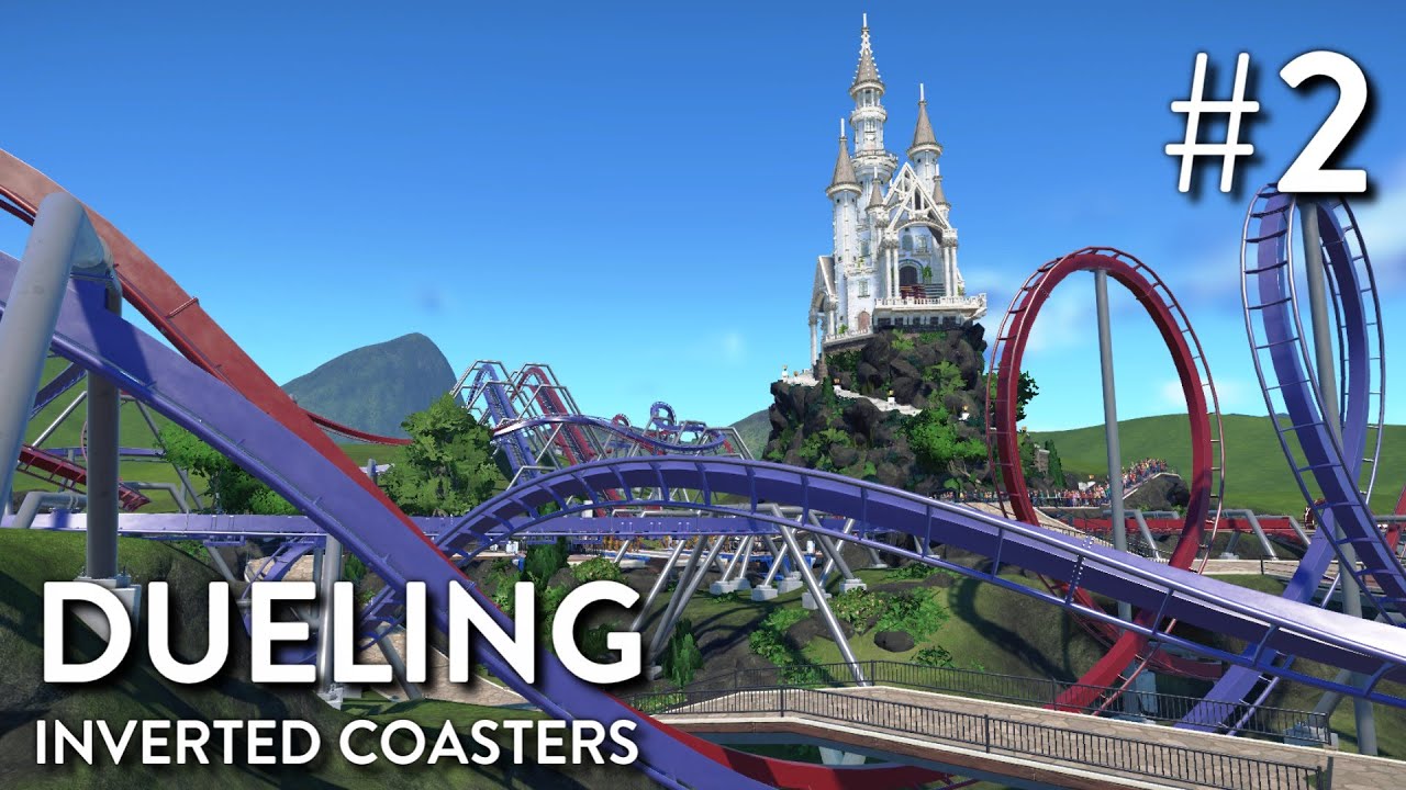Planet Coaster: Alfheim (Part 2) - Dueling Inverted Coasters