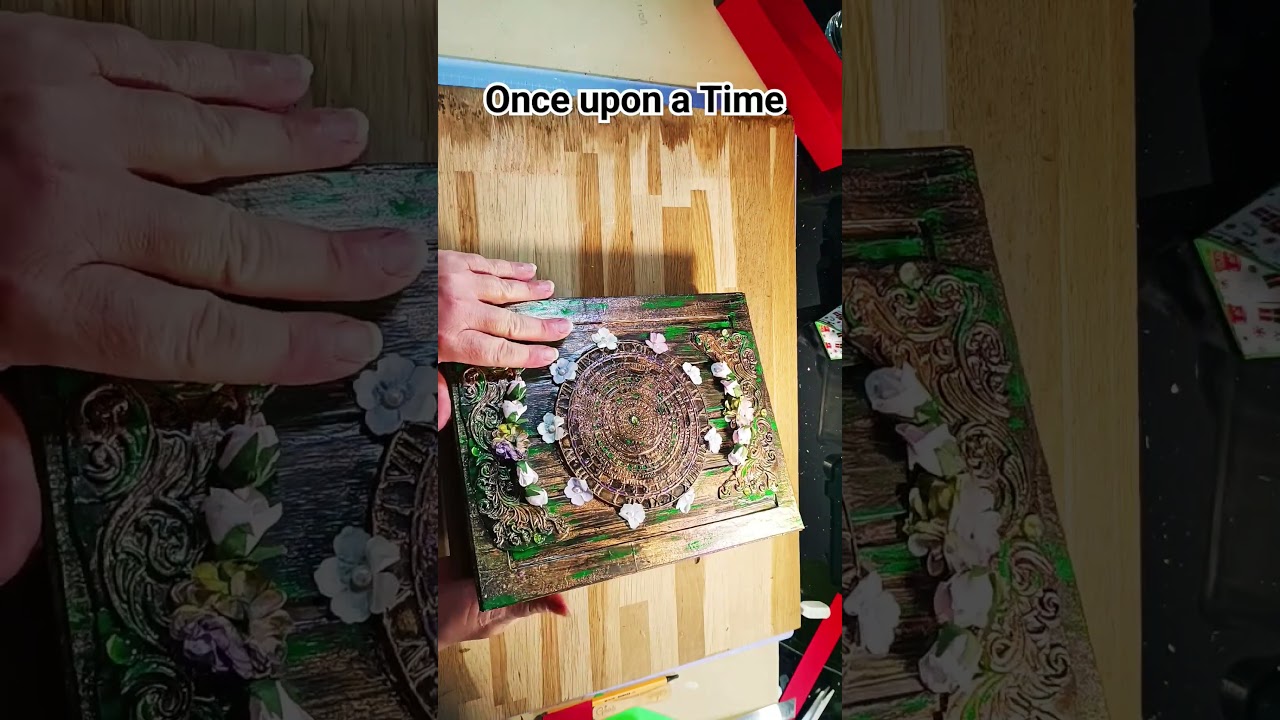 Album once upon a Time Popup #diy #scrapbooking #tuto #mix #scrap #butterfly #tutorial #easy